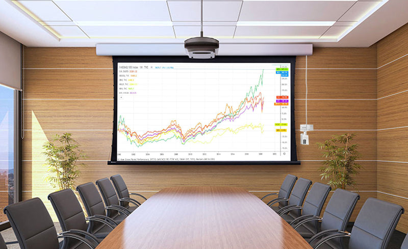 Professional Projector Screens – Electric, Manual & Tripod