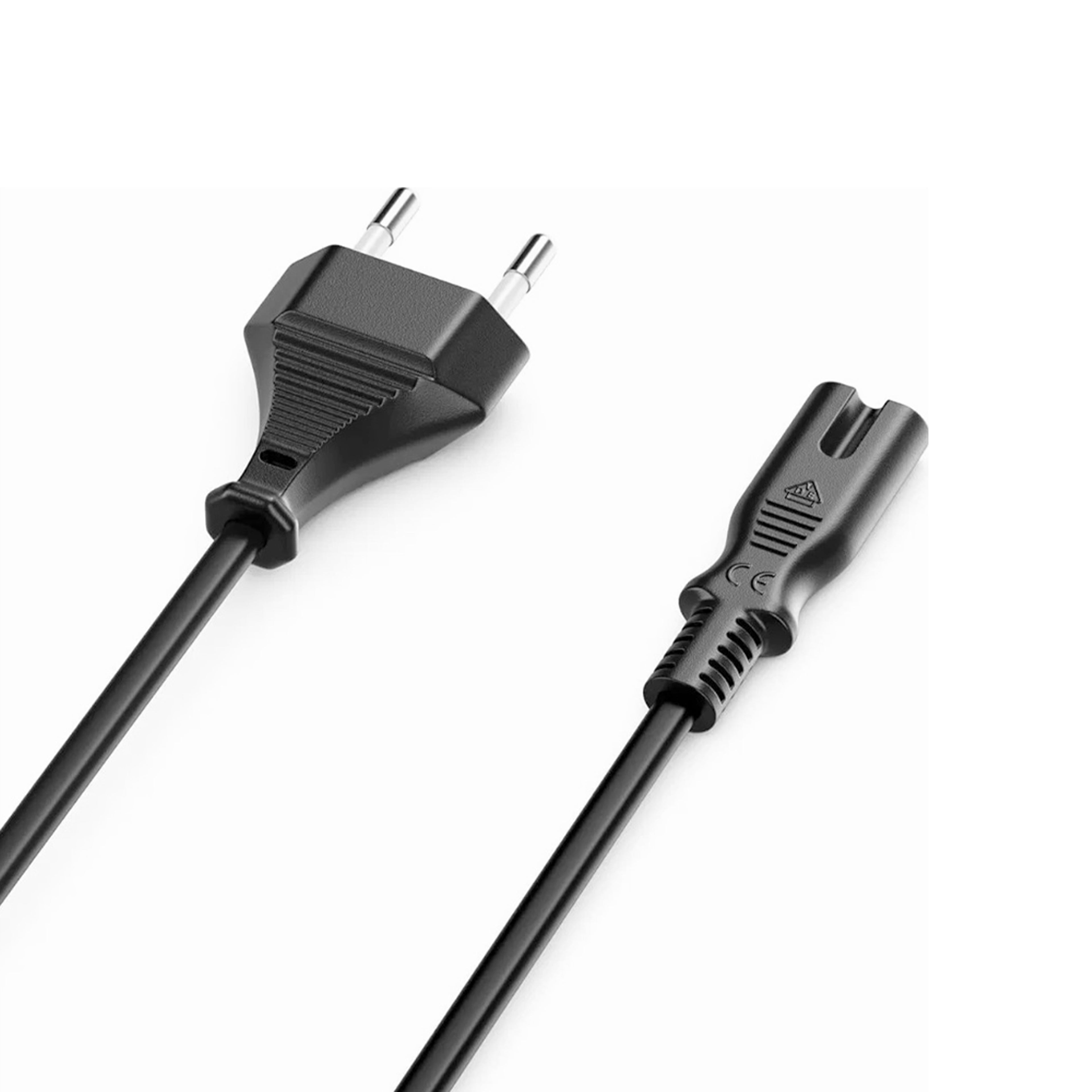 Laptop Power Cable 2-Pin – Full Copper, High Quality (1.5m)