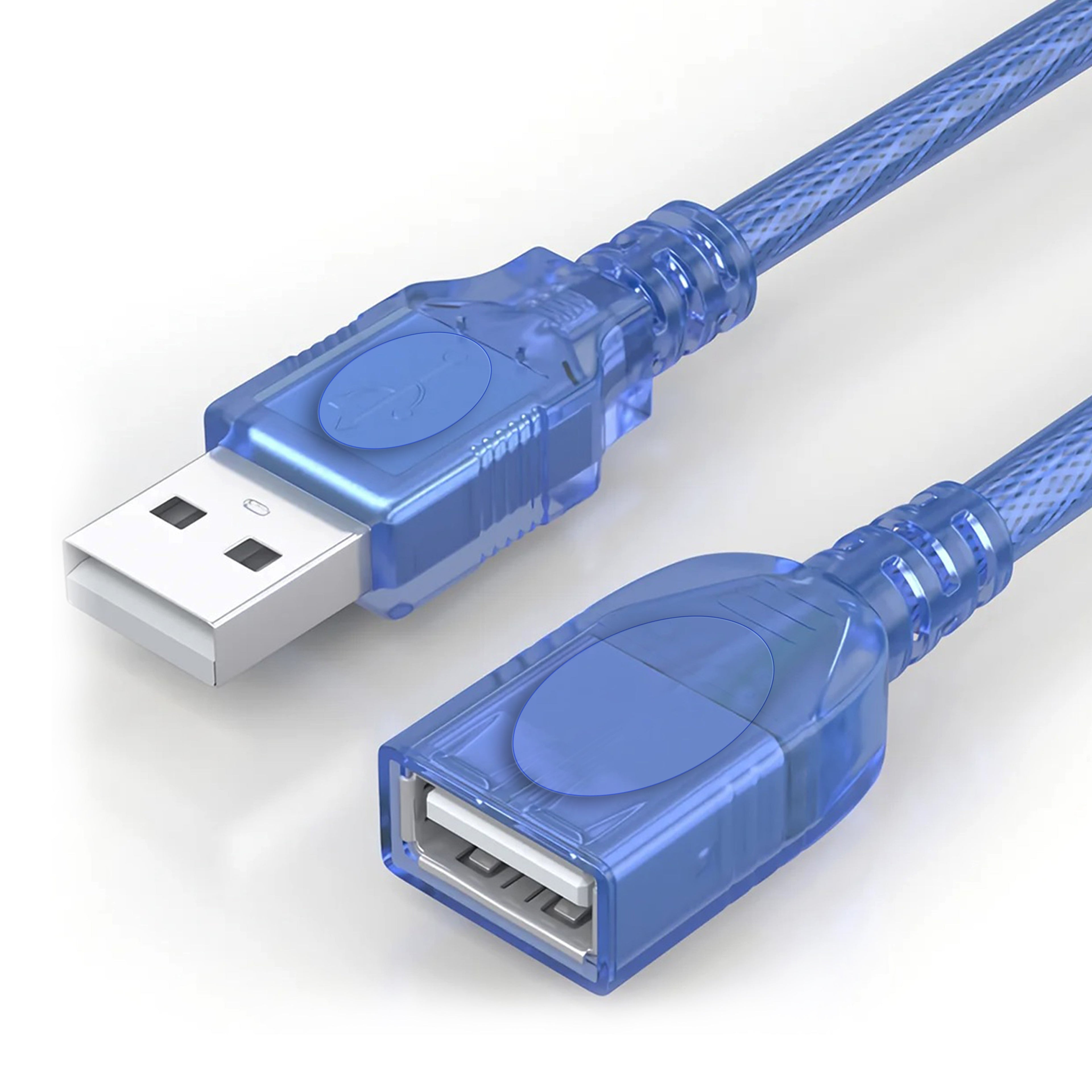 USB 2.0 Extension Cable Male to Female – Full Copper Ultra High-Speed (Multiple Lengths)