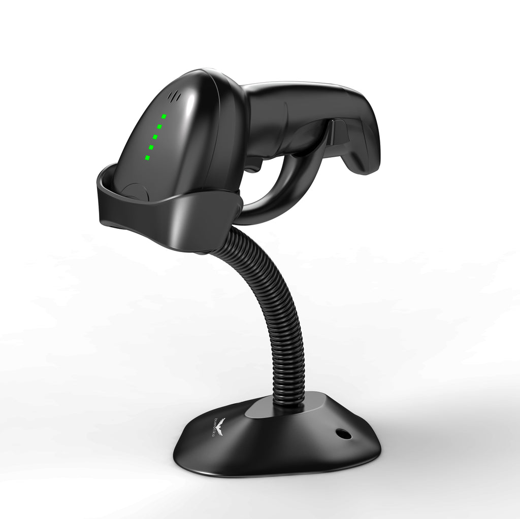 BS104WS - Wireless 2.4GHz 2D Handheld Barcode Scanner + Desk Stand