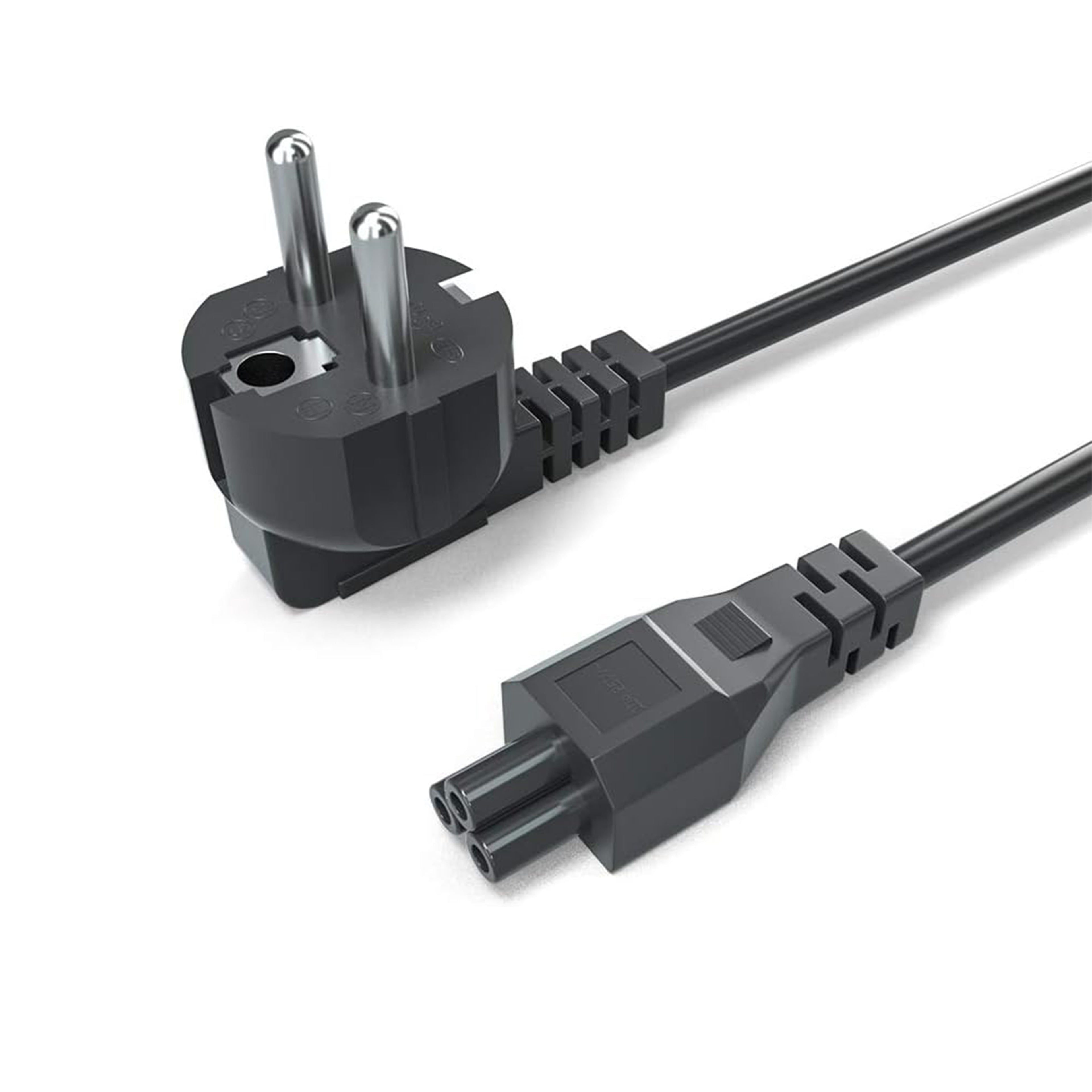 Laptop Power Cable 3-Pin – Full Copper, High Quality (1.5m)