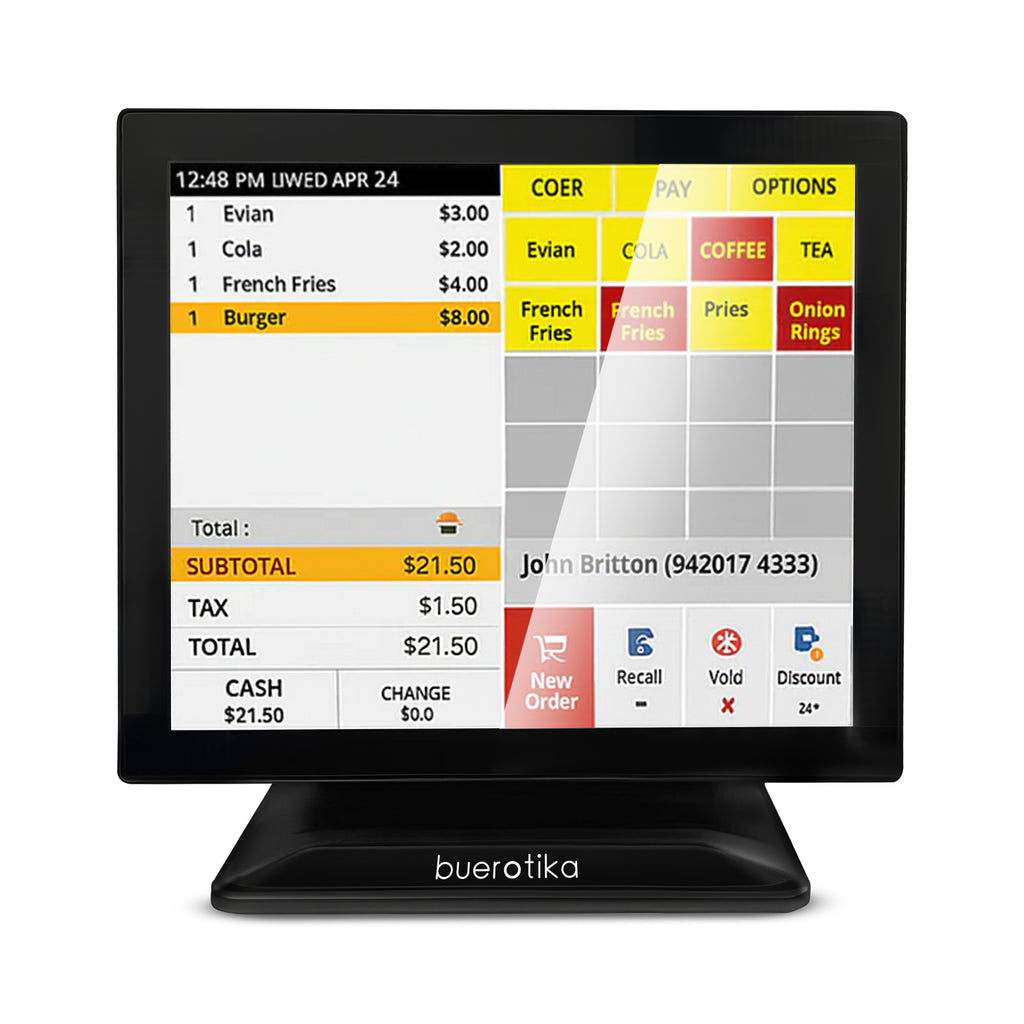 BP113POS - 17" Touch Screen POS System with Dual Display